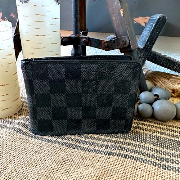 Louis Vuitton Damier Graphite Multiple Bifold Wallet/ - Picture 1 of 13